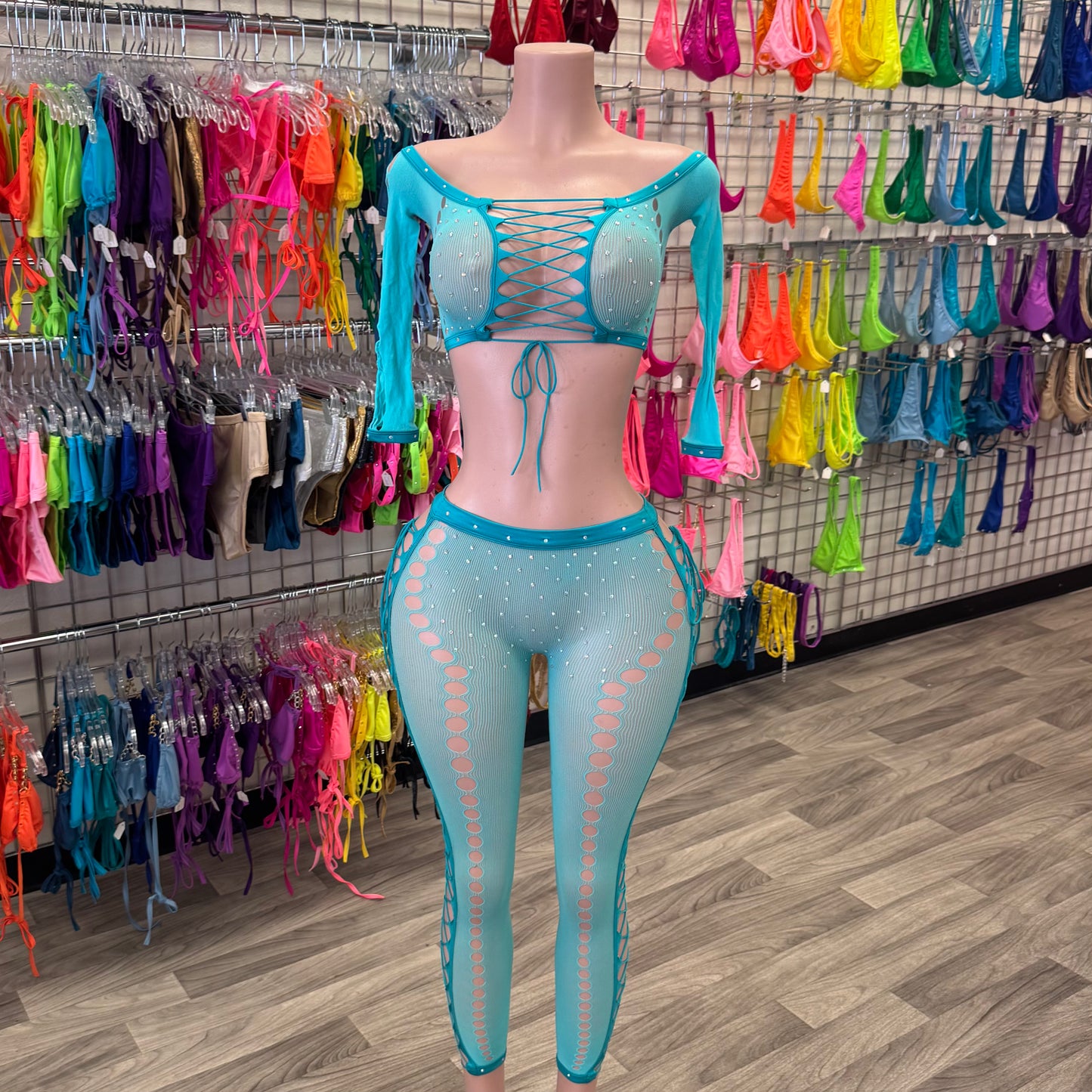 Turquoise Barbie Set