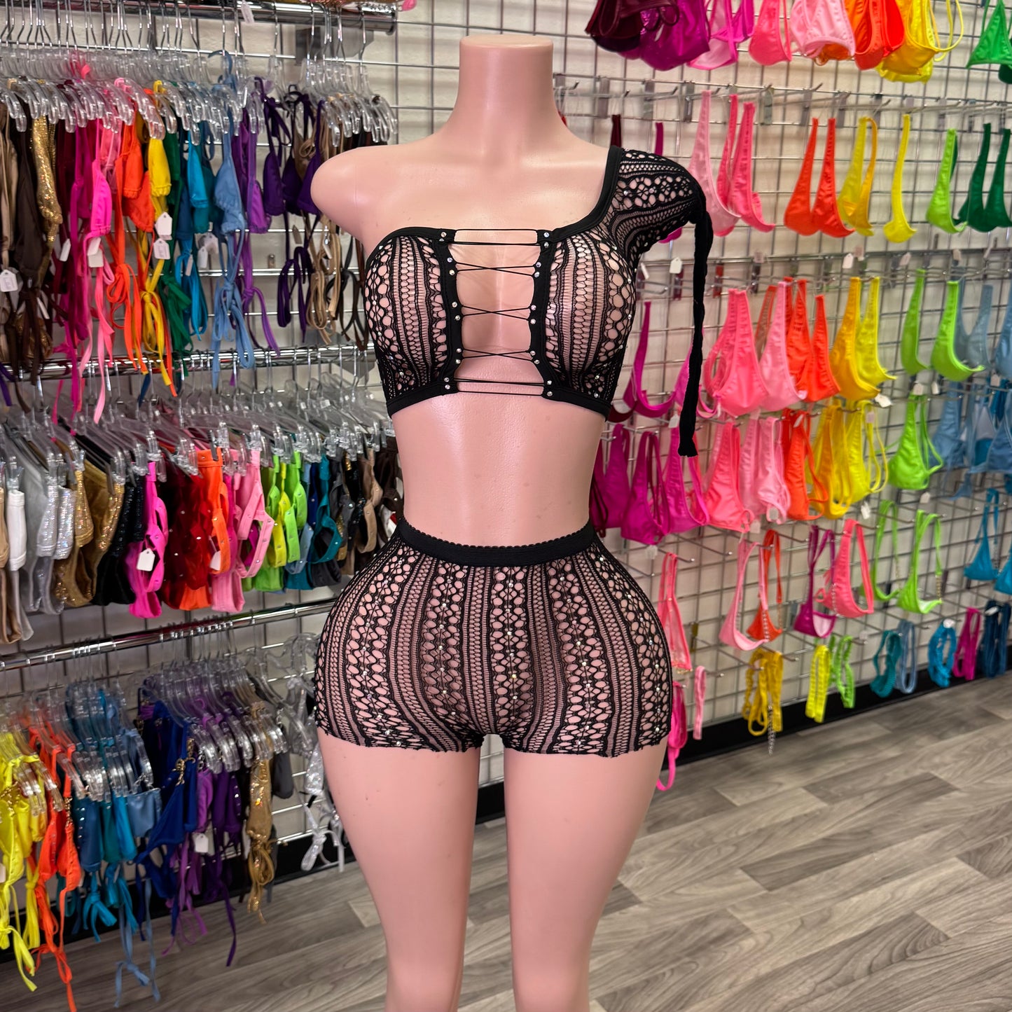 Diamond One Arm Short Set