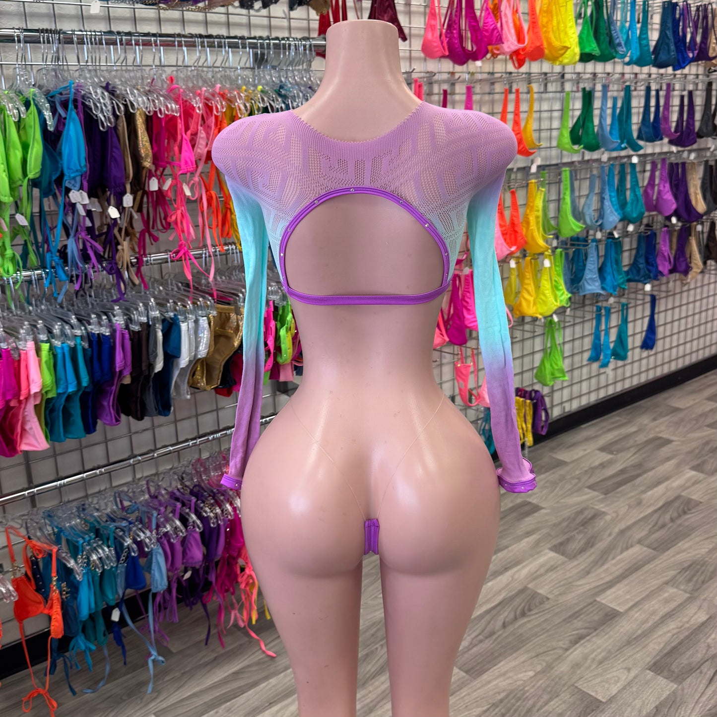 Ombré Long Sleeve Set
