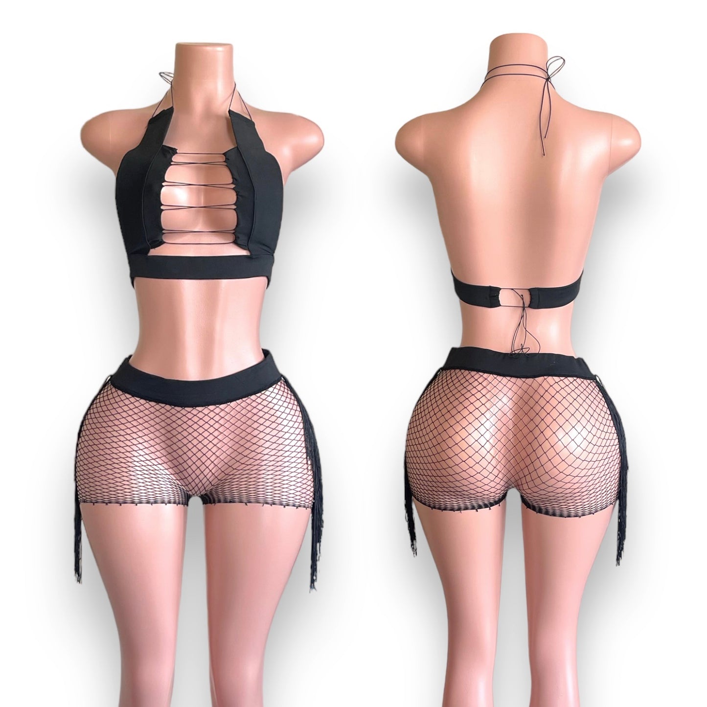 Fringe 2 Piece Short Set