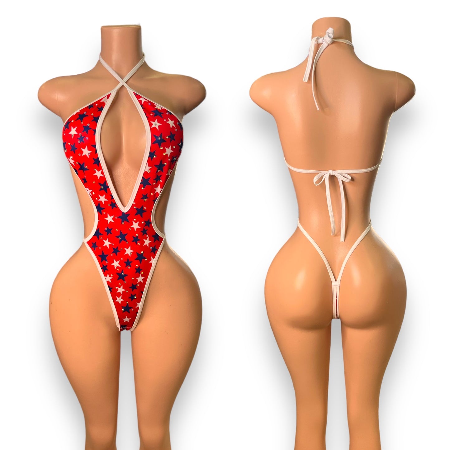 Red 4th of July Bodysuit