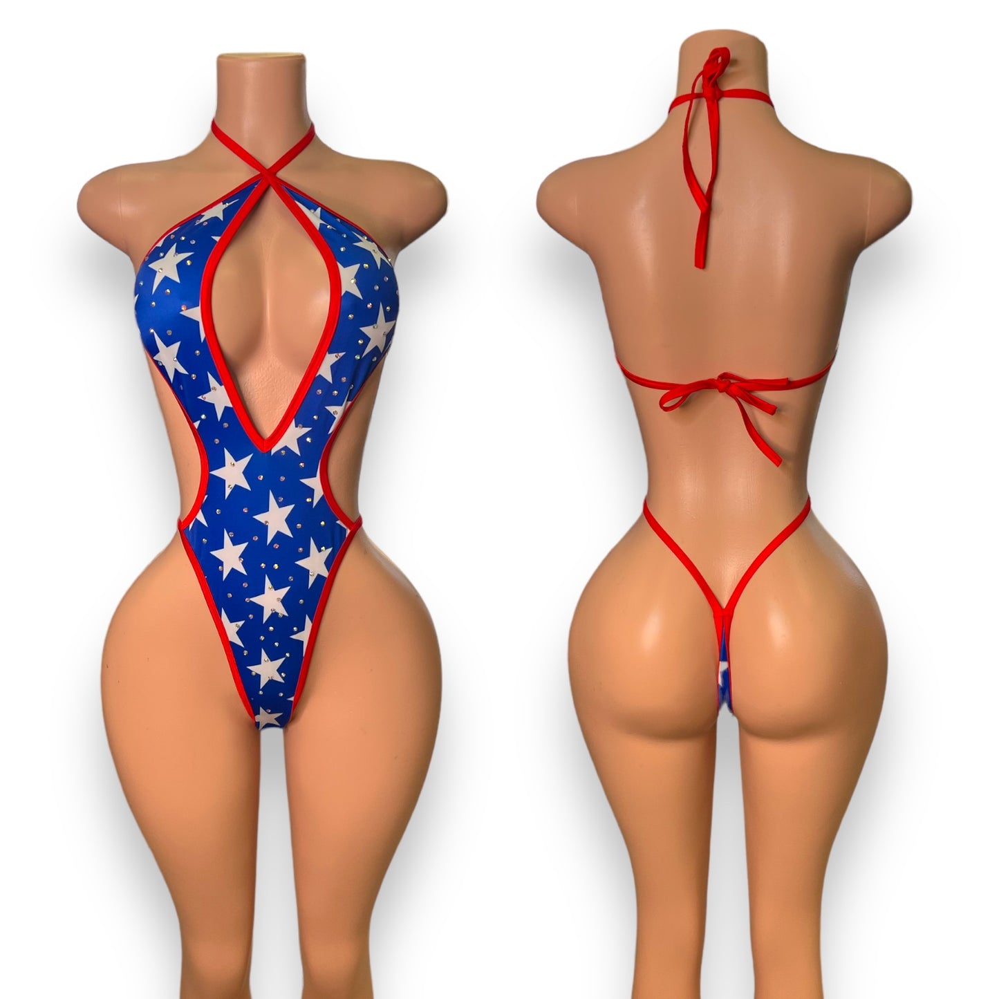 Blue 4th of July Bodysuit