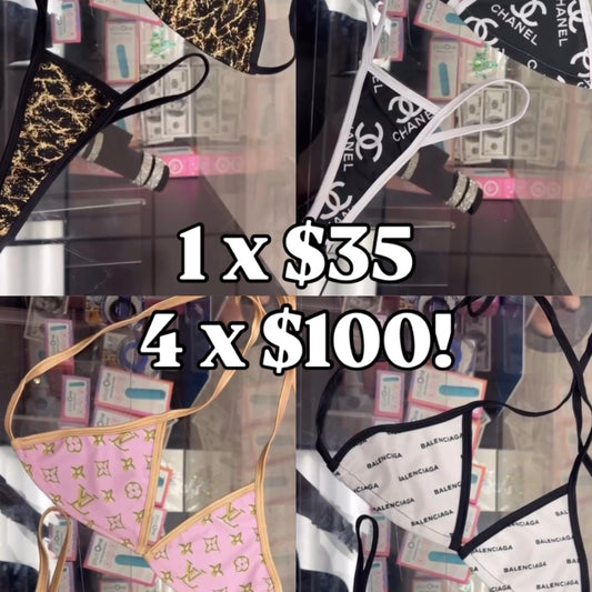 4x$100 Bikinis