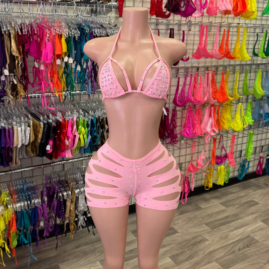 Pink Diamond Short Set