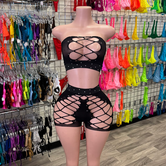 Black Diamond Short Set
