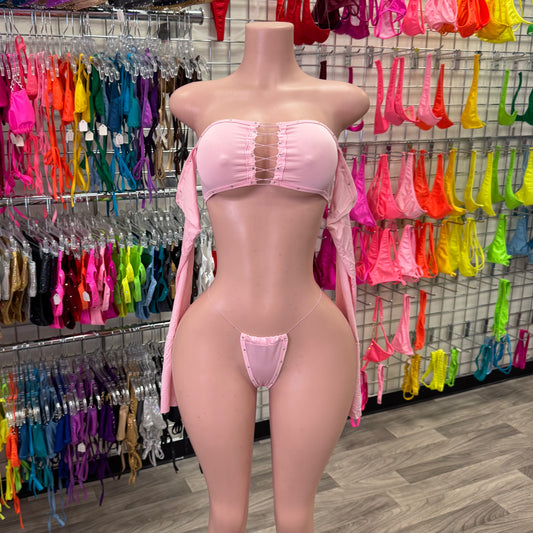Baby Pink Long Sleeve Set