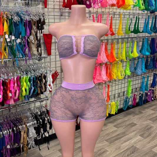 Lavender Short Set