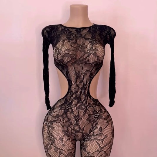 Black Lace Bodysuit