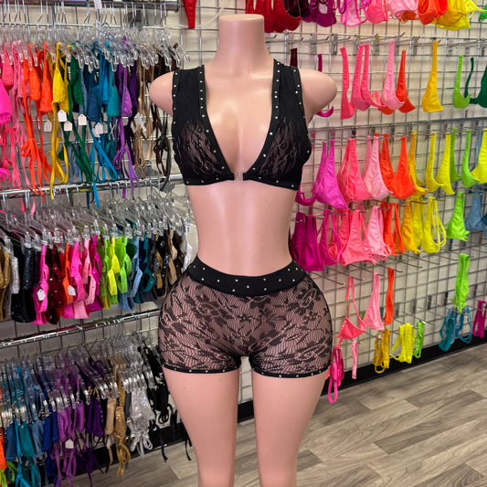 Black Diamond Short Set