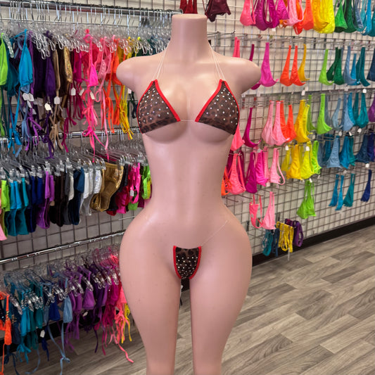 Red Cheetahkini