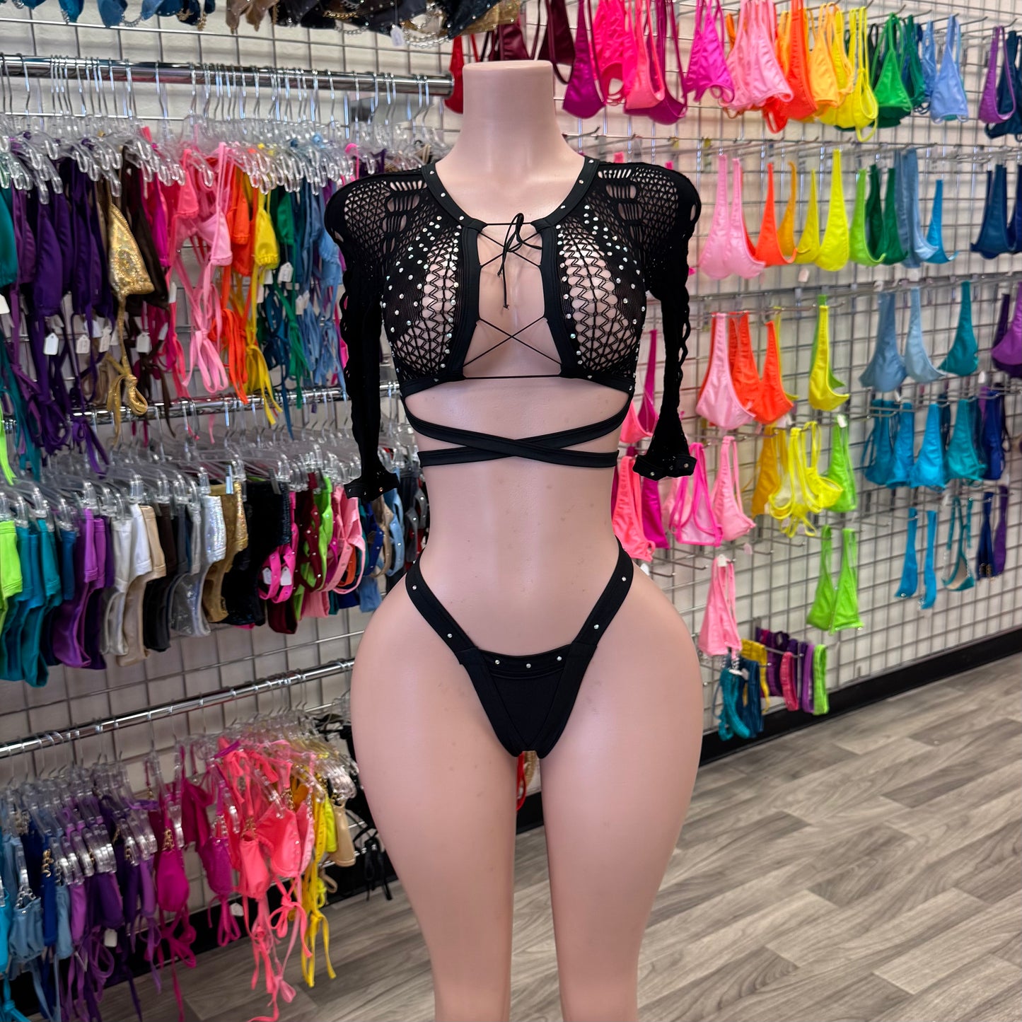 Long Sleeve Diamond Set