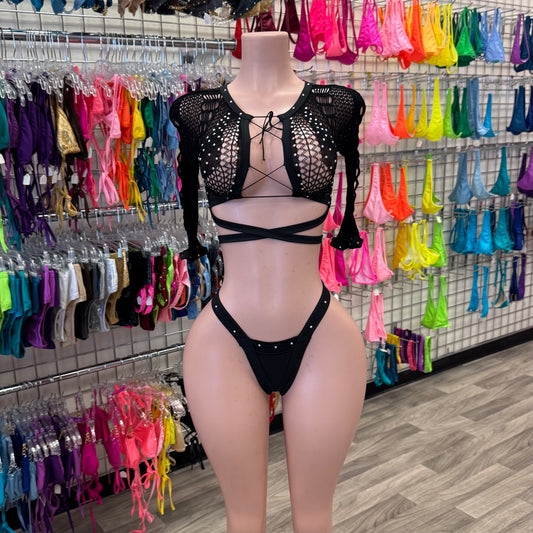 Long Sleeve Diamond Set