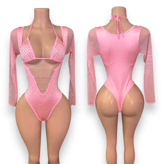 Light Pink Diamond Bodysuit