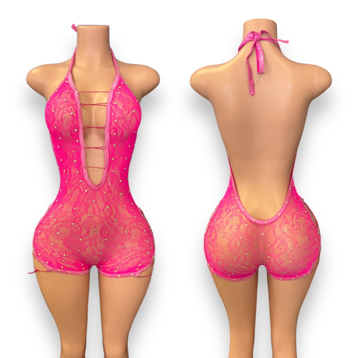 Pink Diamond Romper