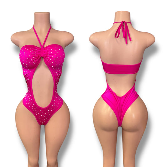 Hot Pink Diamond Bodysuit